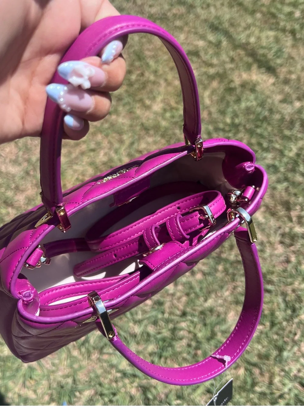 kate spade Quilted Mini Top-Handle Bag